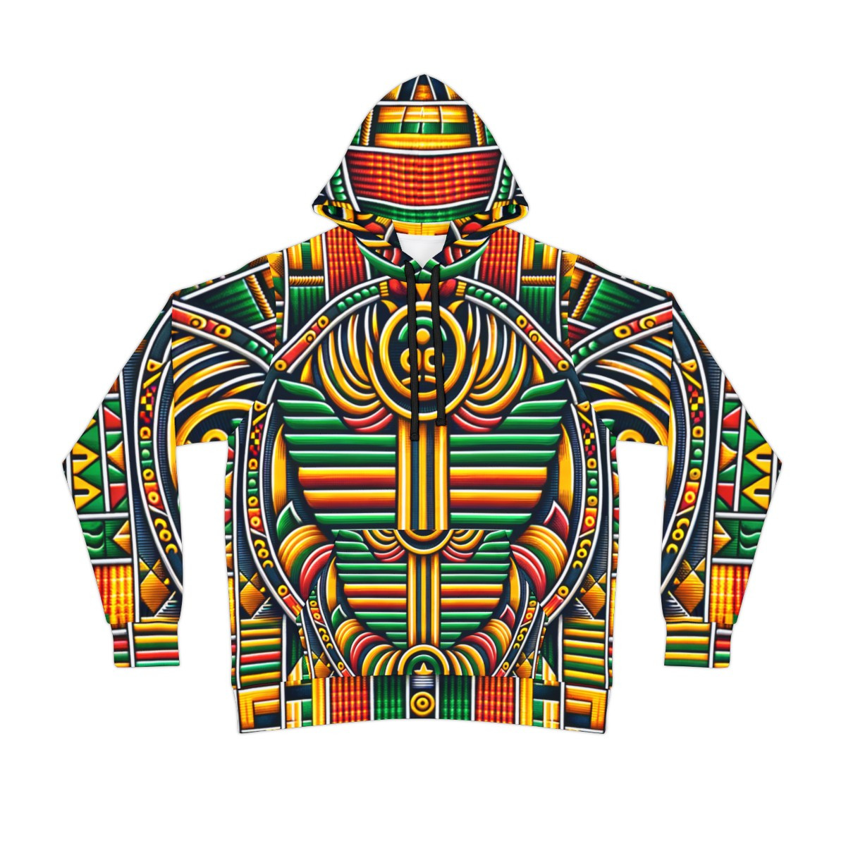 KenteFusion Unisex Athletic Hoodie
