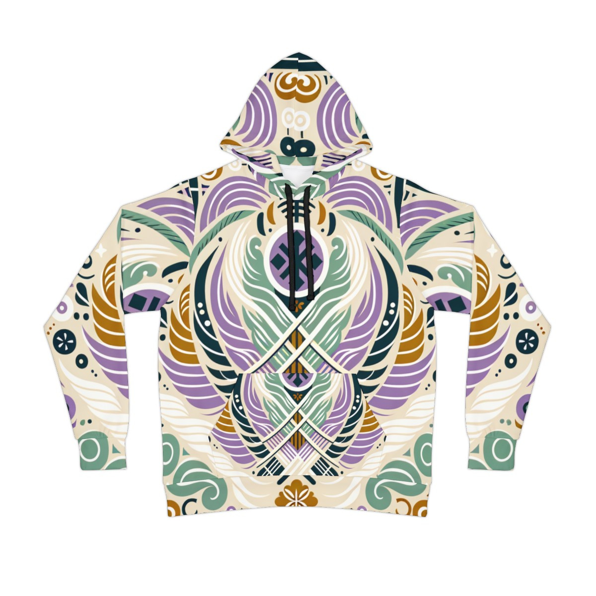 "AfroDazzle Kente Unity Hoodie"
