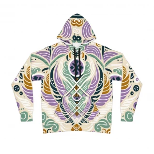 "AfroDazzle Kente Unity Hoodie"