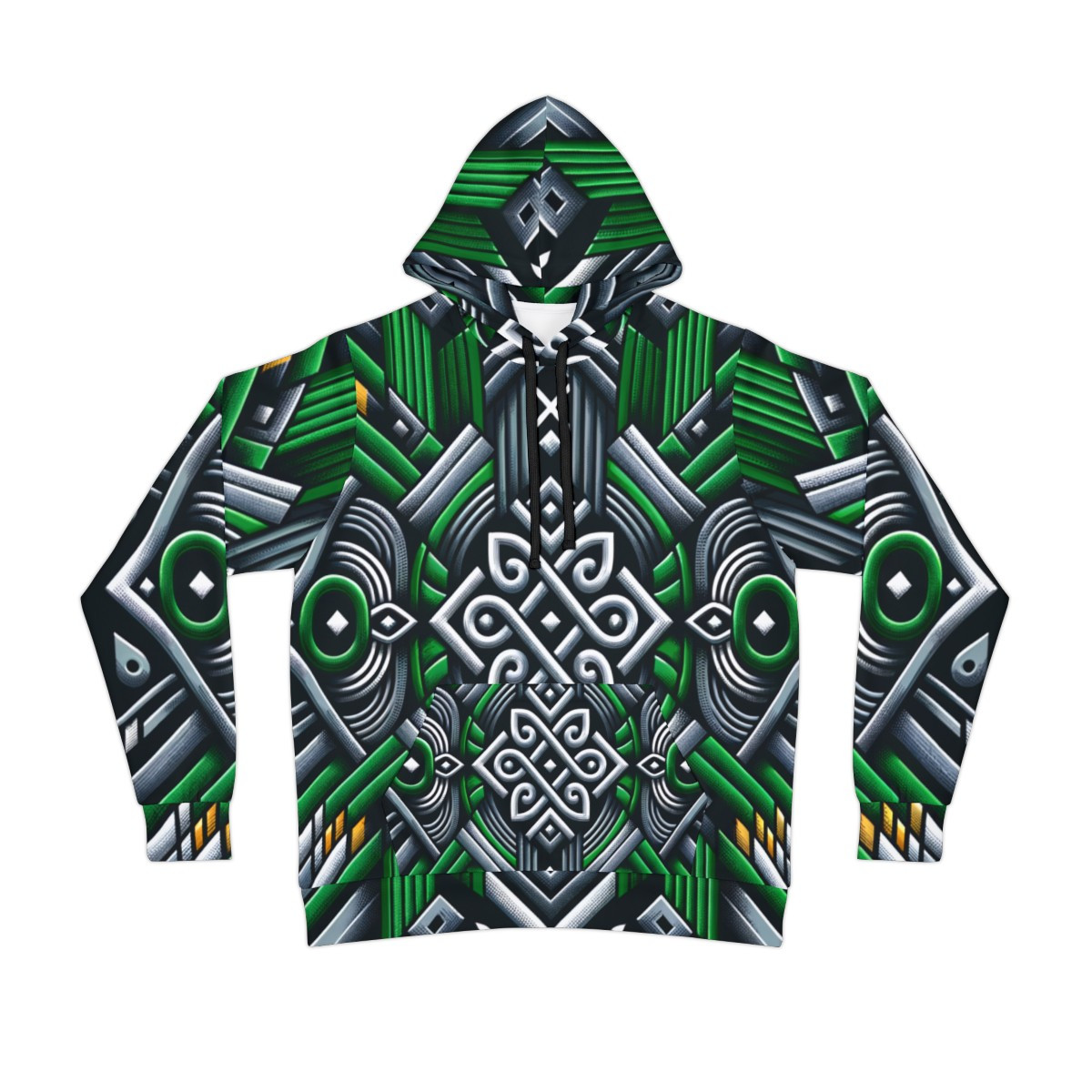 HeritageStride Unisex Kente Athletic Hoodie