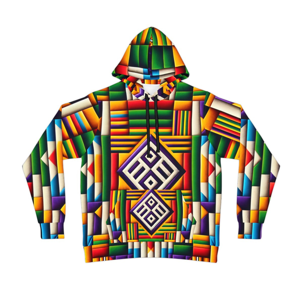 "Kente Kaleidoscope Unisex Sport Hoodie"