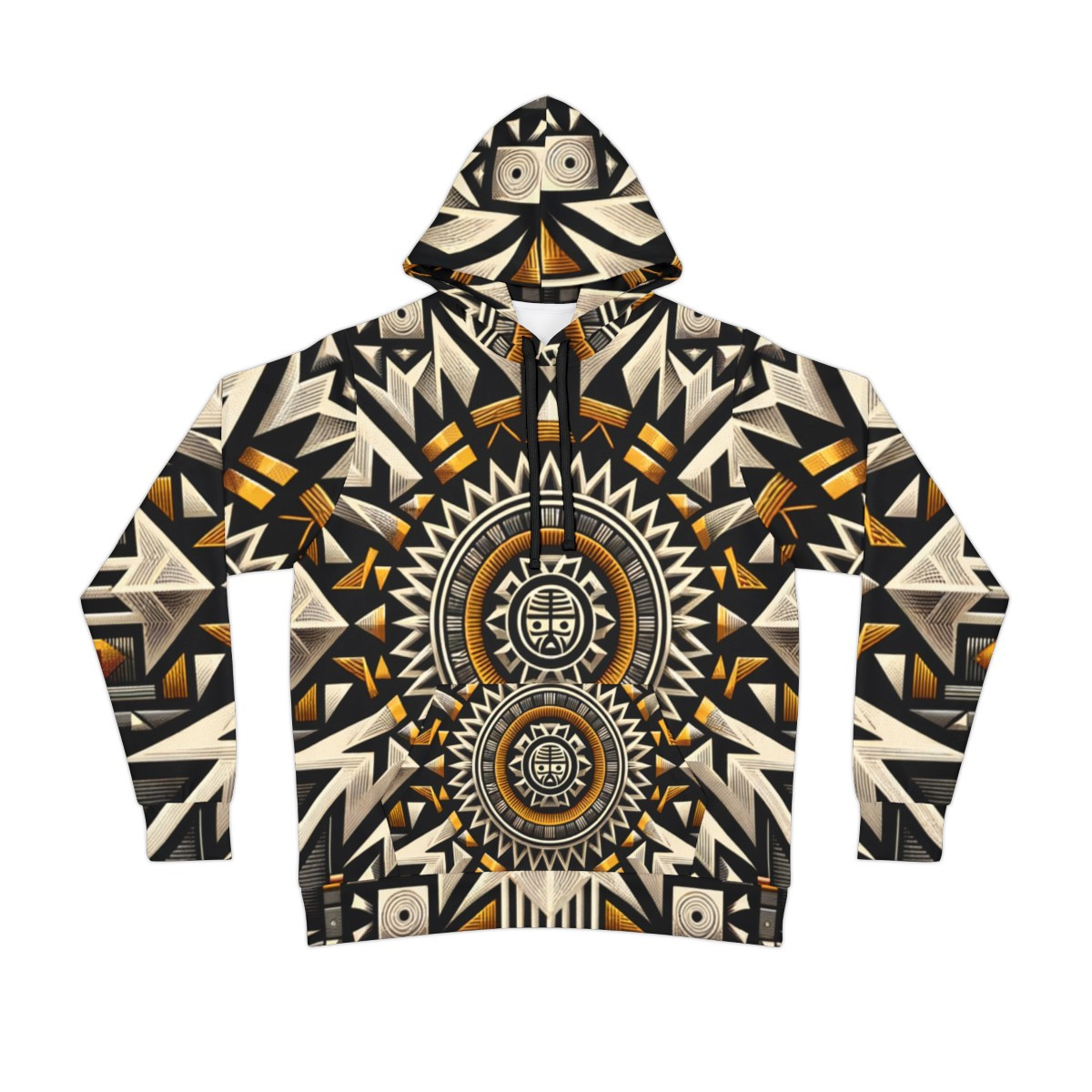 "Kente Harmony Unisex Athleisure Hoodie"