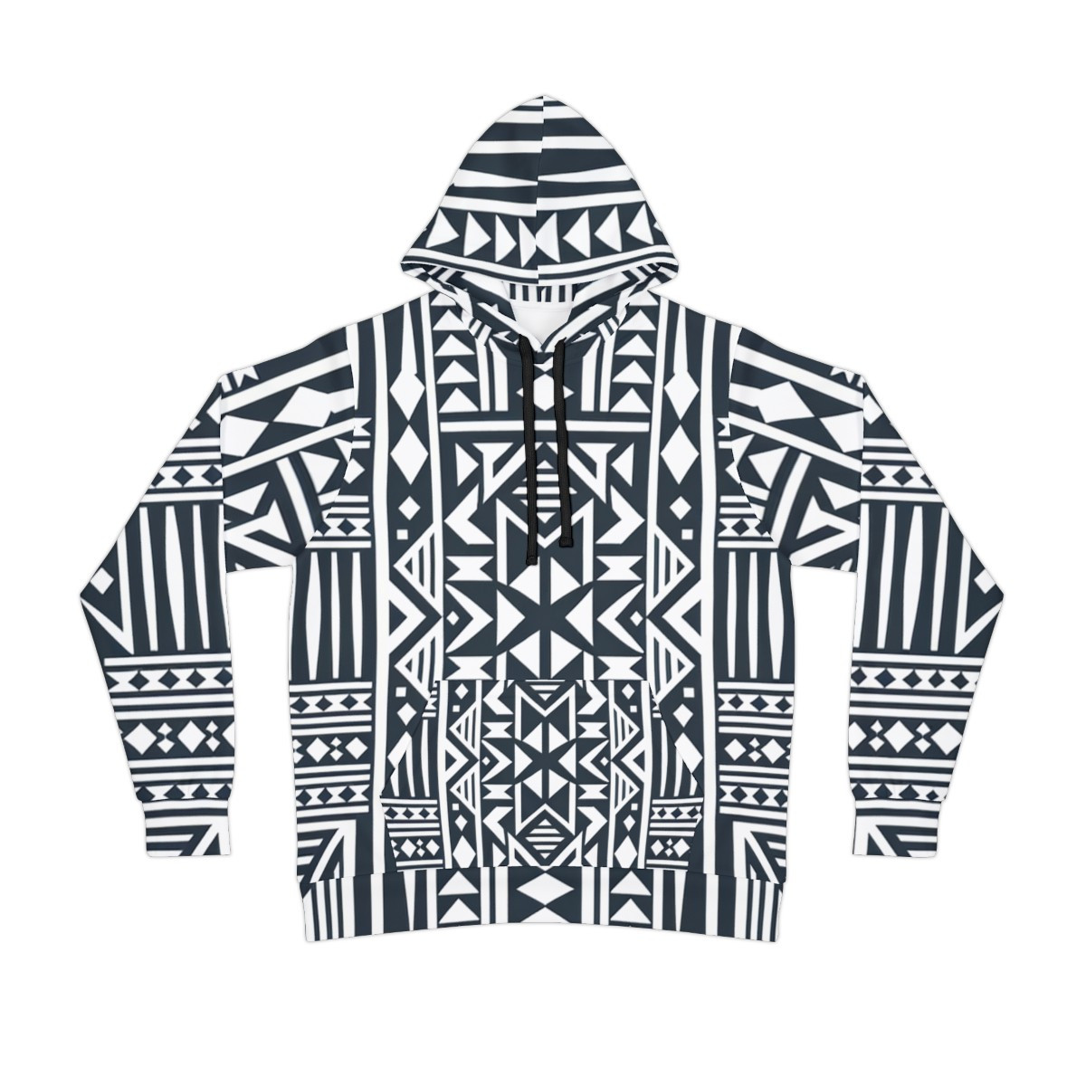 "Kente Kaleidoscope Unisex Sports Hoodie"