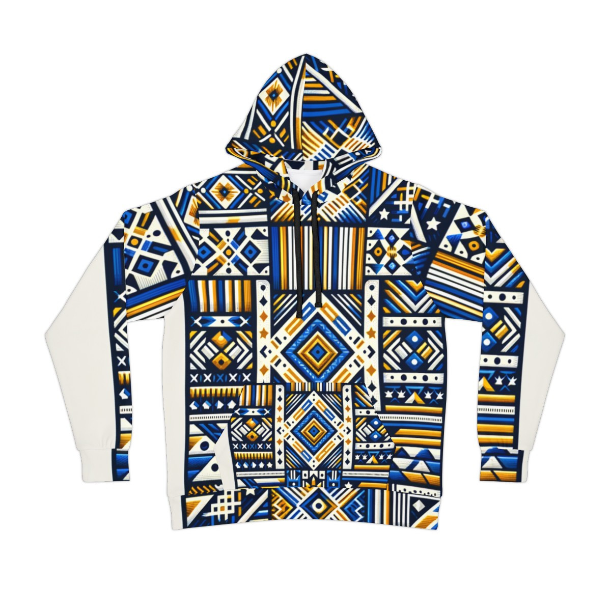 "Kente Kaleidoscope UnisexAthletic Hoodie"