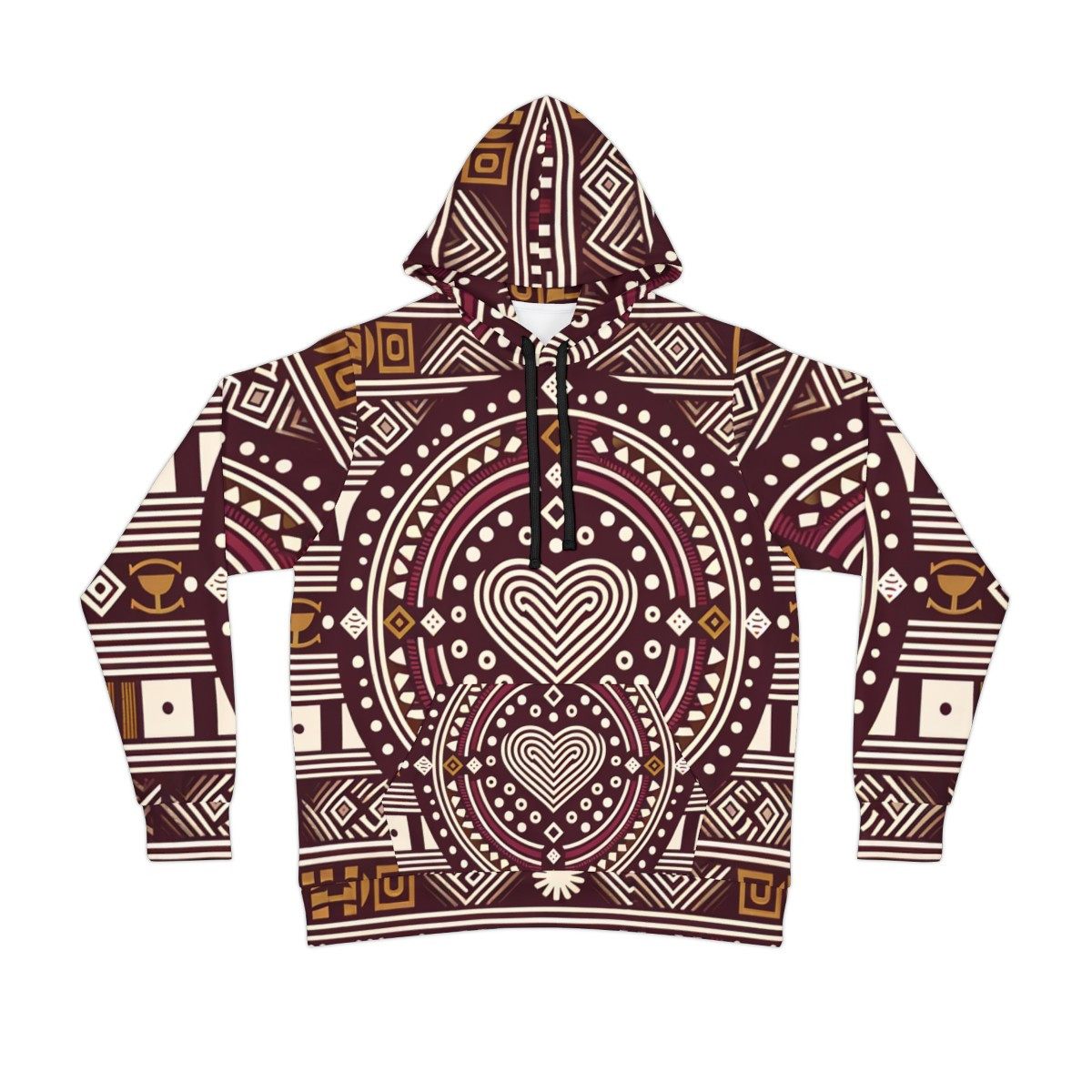 "KenteKaleidoscope Unisex Athletic Hoodie"