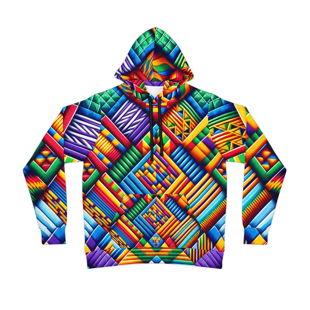 "Kente Fusion All-Star Athletic Hoodie"