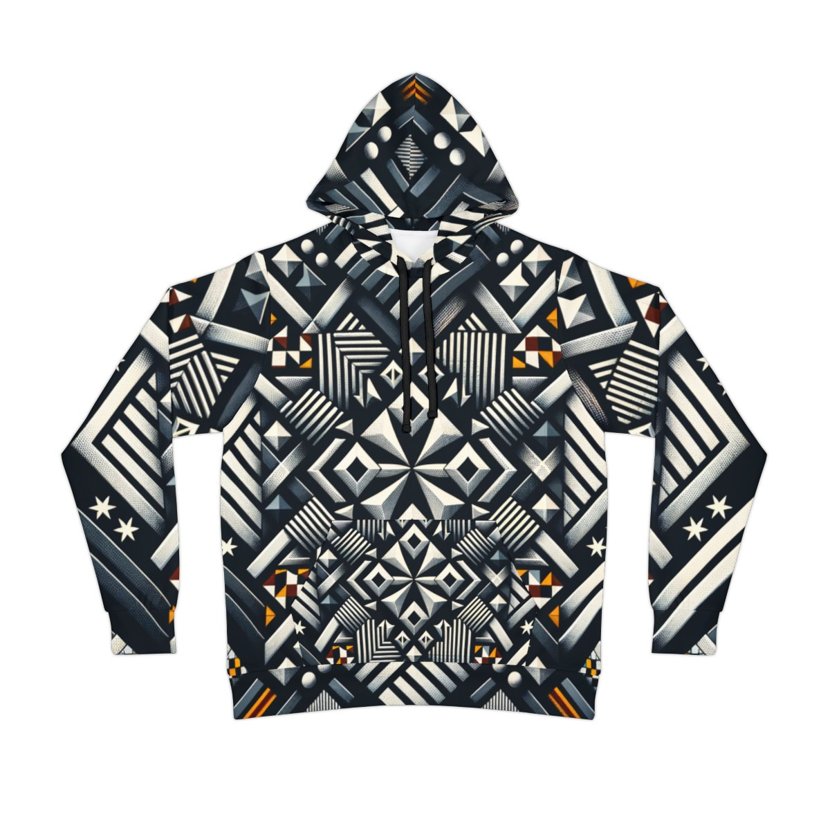"Kente Fusion Unisex Power Hoodie"