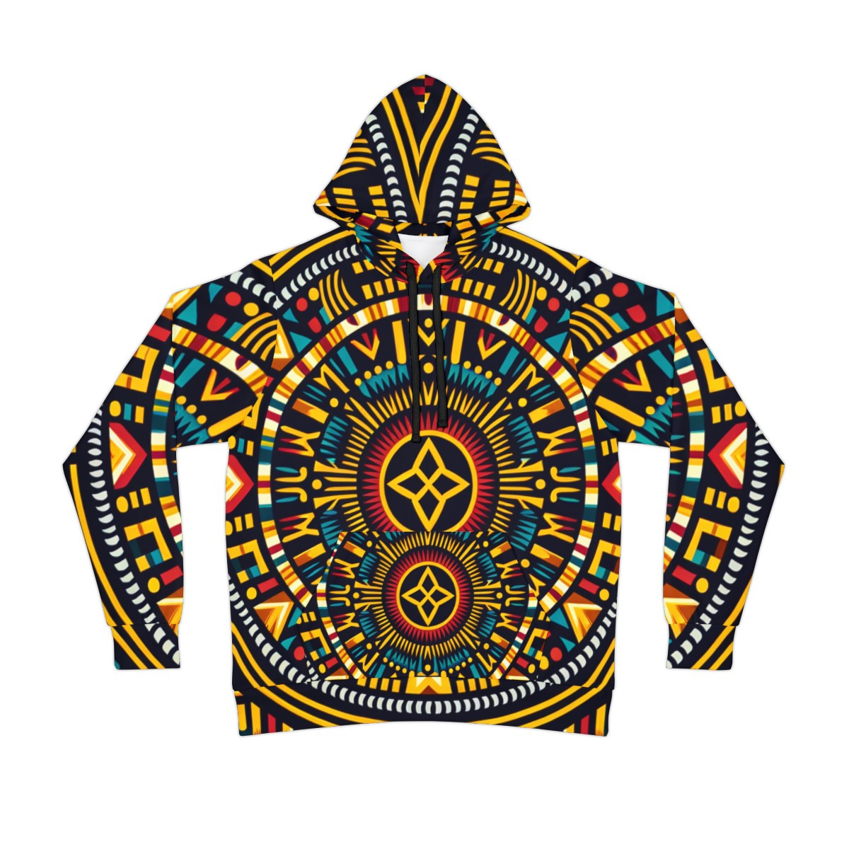 "VersaKente Fusion Athletic Hoodie"