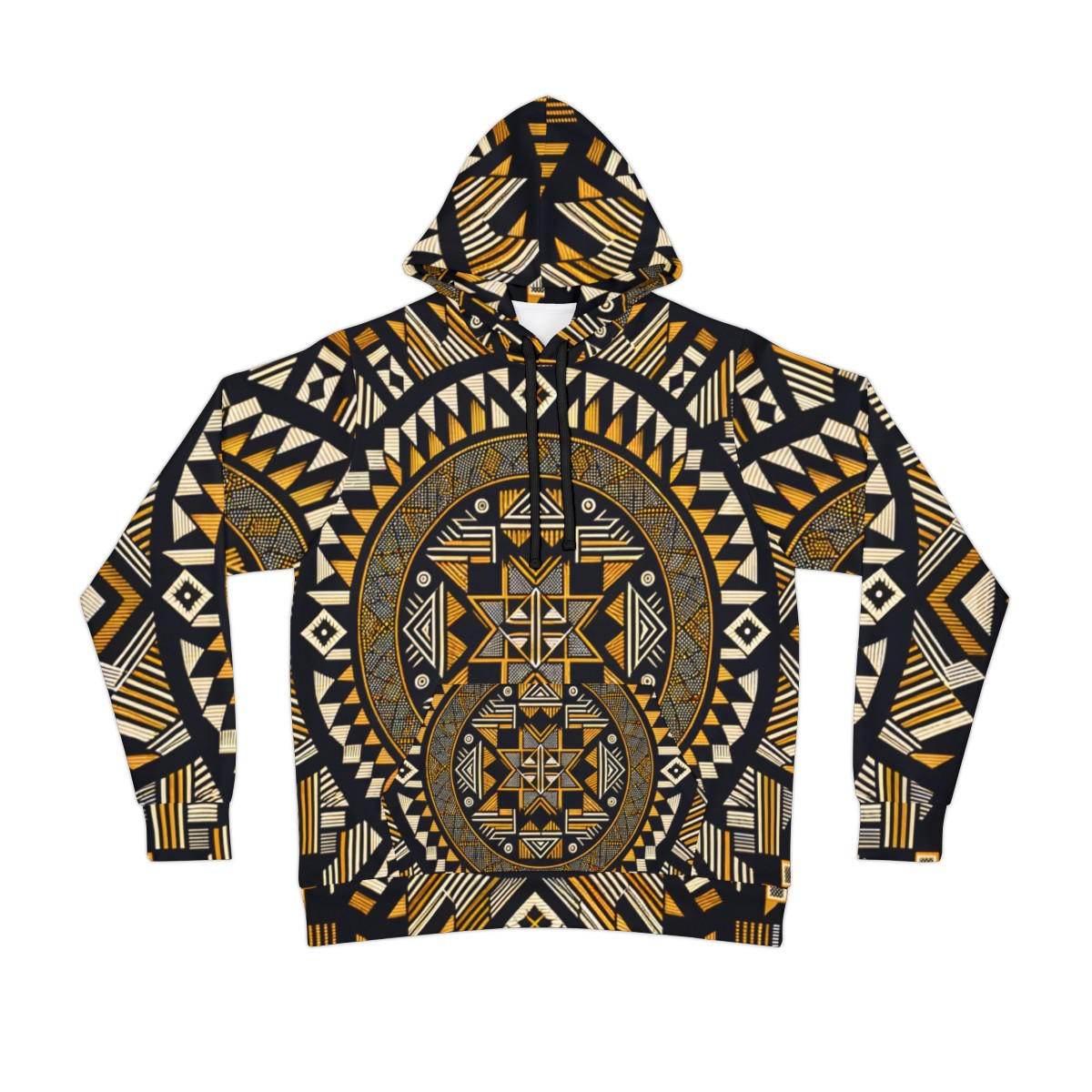 "Kente Kaleidoscope UnisexAthletic Hoodie"