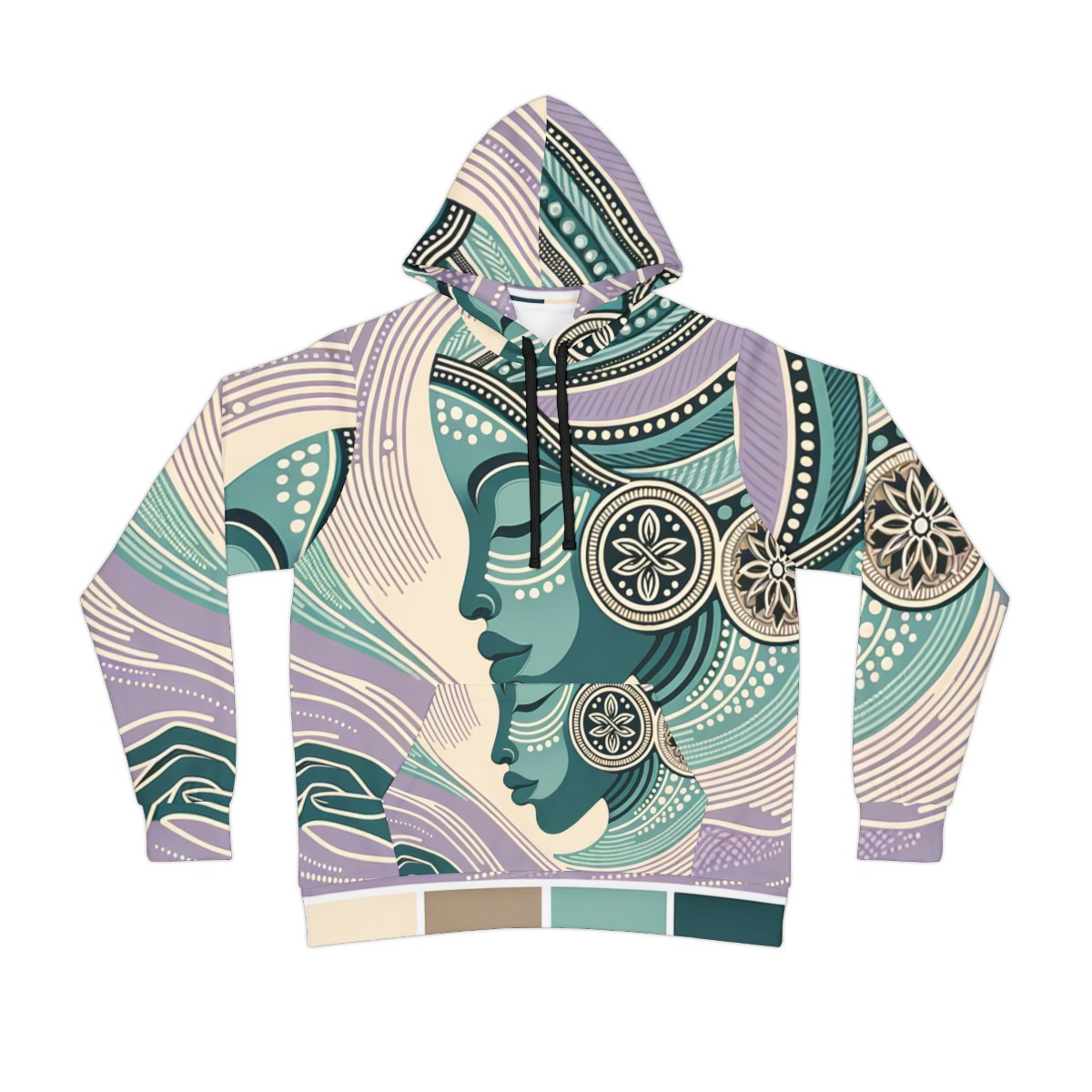 "AfroCentric Fusion Unisex Athletic Hoodie"