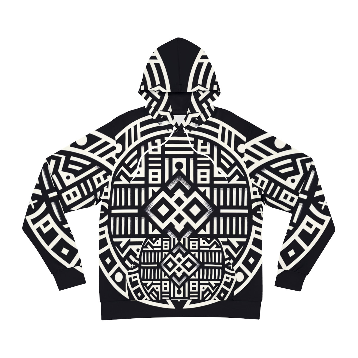 "AfroFusion Kente Unity Hoodie"