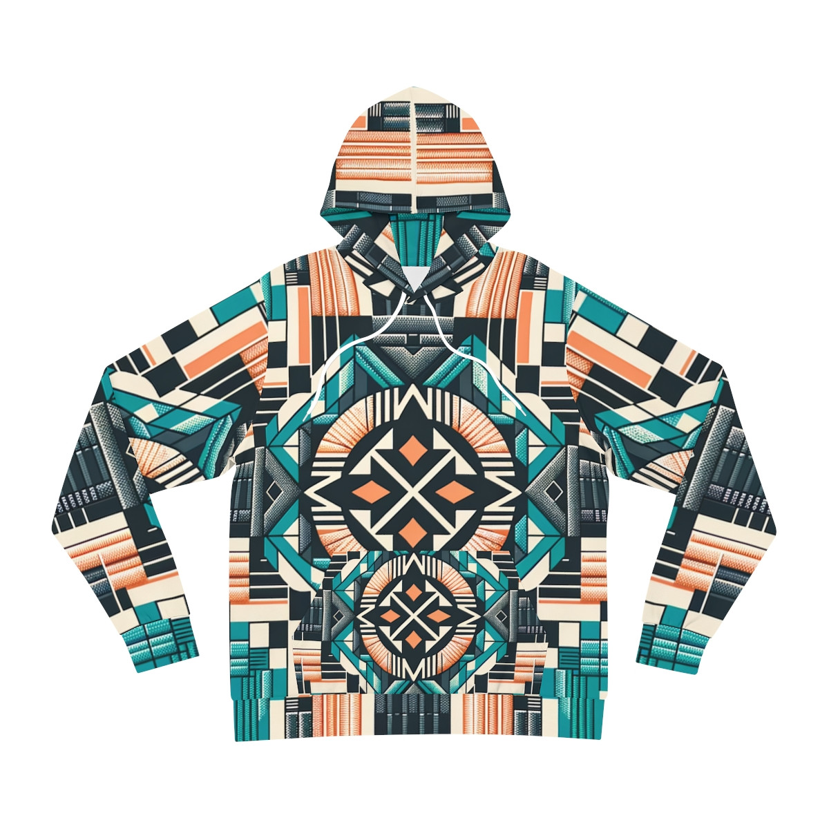 "Kente Kaleidoscope Unisex Hoodie"