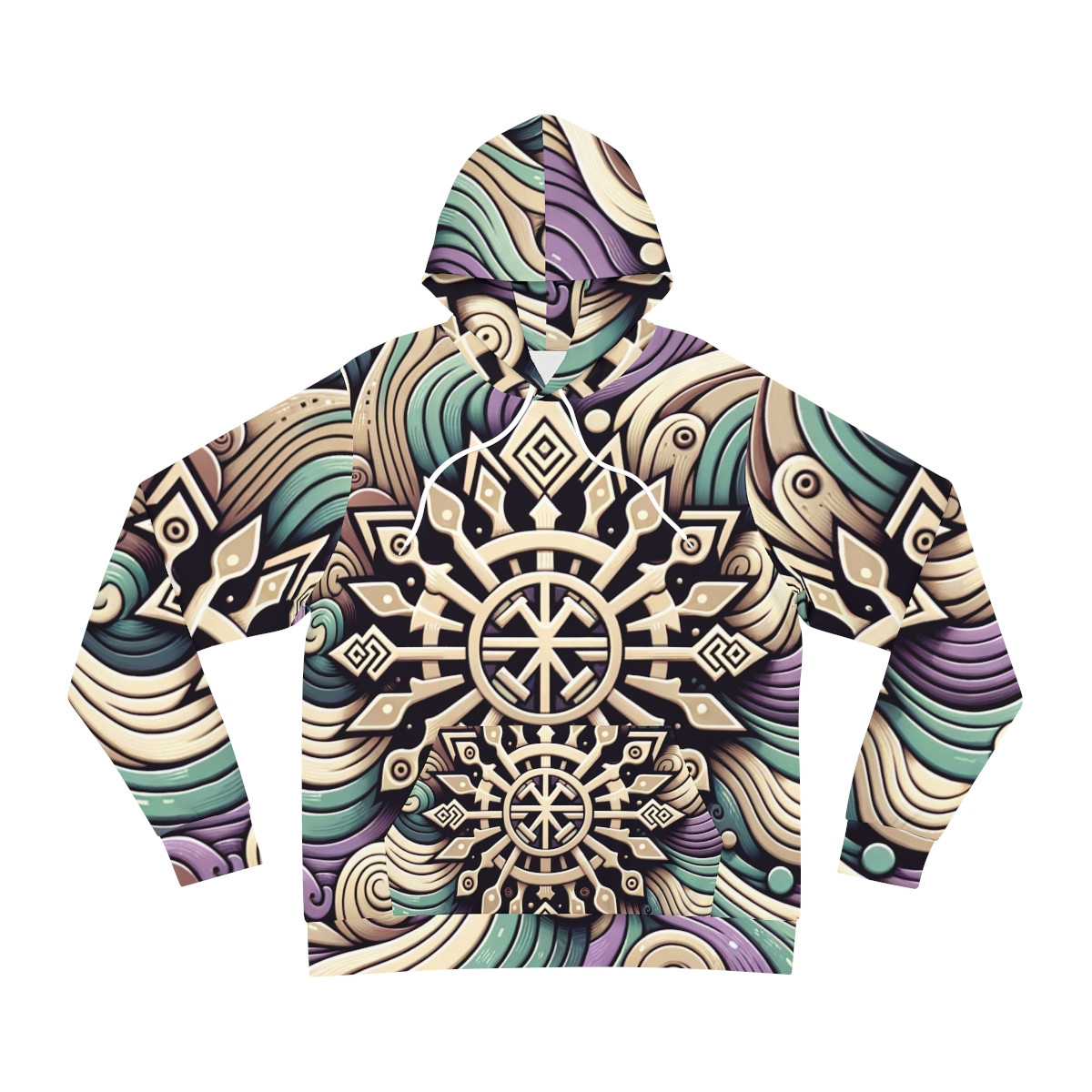 "Kente Kaleidoscope Unisex Fashion Hoodie"