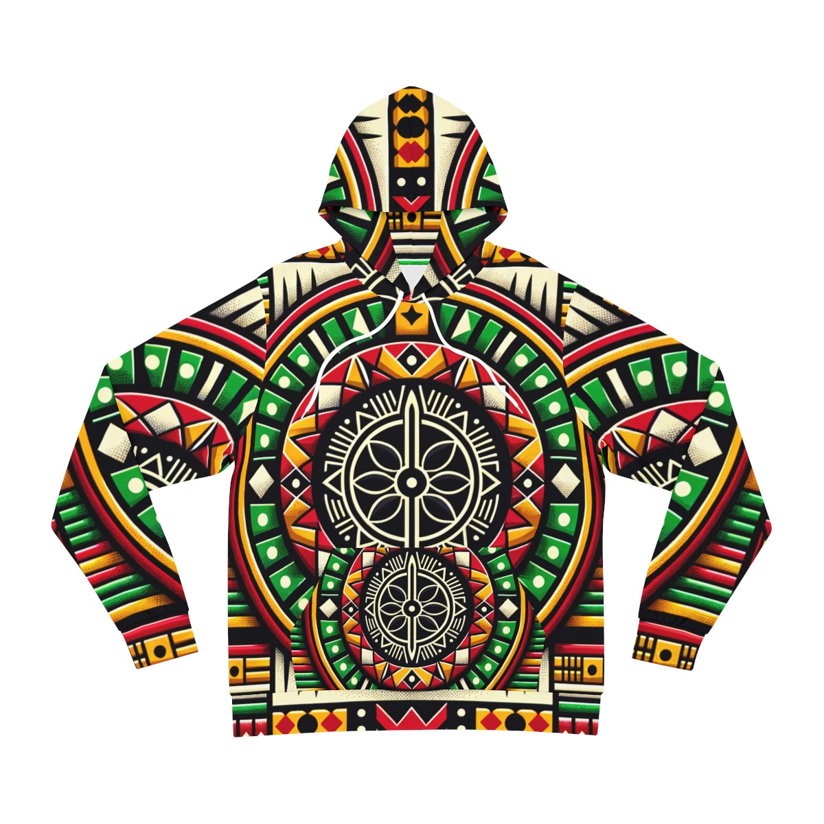 "AfroElegance Unisex KenteStyle Hoodie"