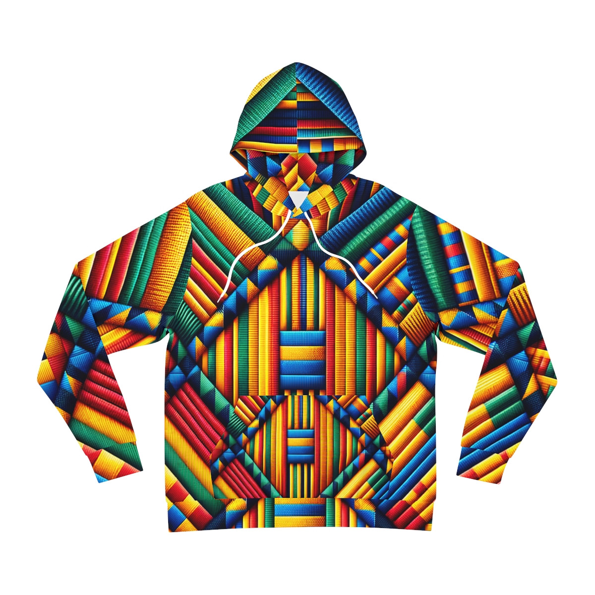 "African Rhythm Unisex Kente Hoodie"