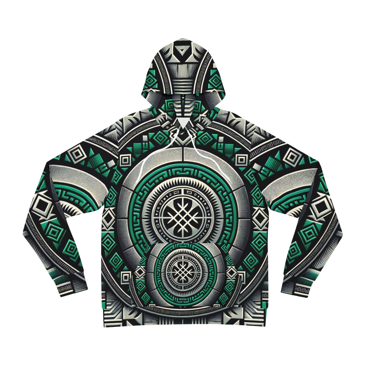 "Kaleidoscope Kente Fusion Unisex Hoodie"