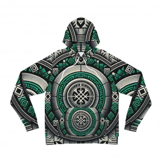 "Kaleidoscope Kente Fusion Unisex Hoodie"