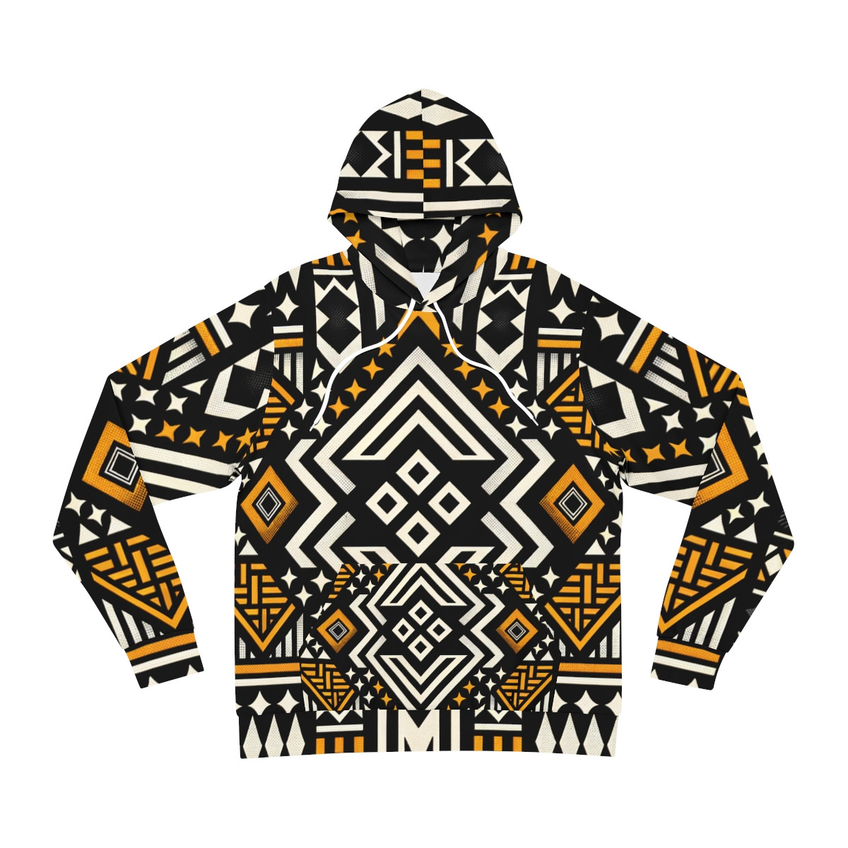 "Kente Kaleidoscope Unisex Fashion Hoodie"