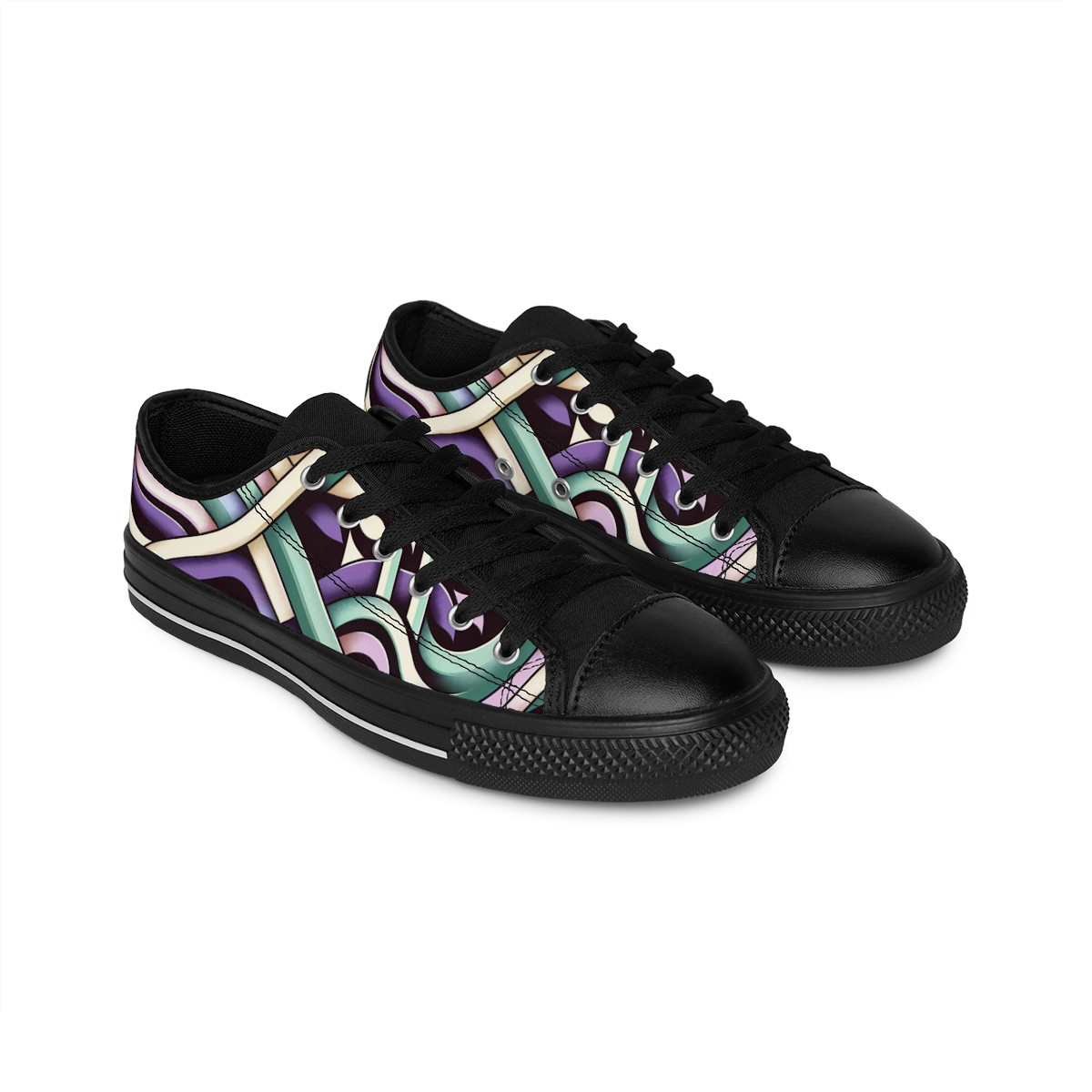 "AshantiStride AfroFusion Sneakers" - Men's Sneakers