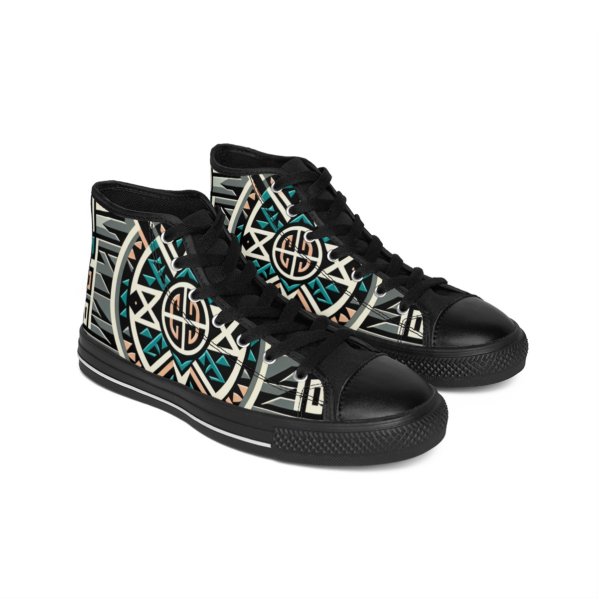 "KenteKicks: AfroFusion Sneakers" - Men's Classic Sneakers