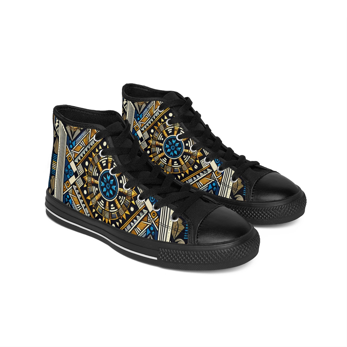 "Heritage Stride AfroFusion Sneakers" - Men's Classic Sneakers