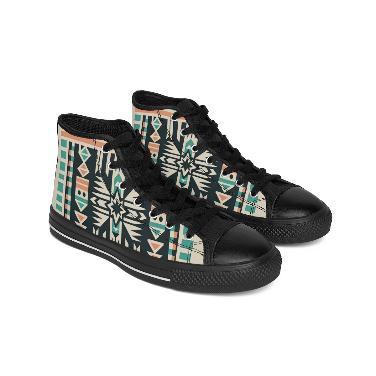 "AfroStride Vibrance Kente Sneakers" - Men's Classic Sneakers