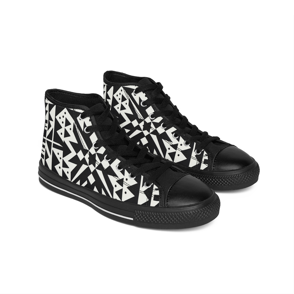 "Heritage Stride: Kente Fusion Sneakers" - Men's Classic Sneakers