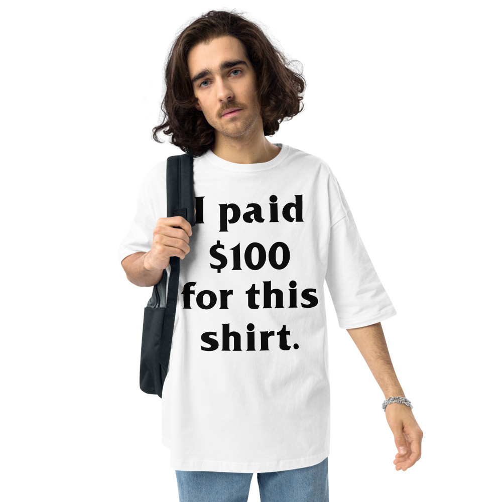 Unisex oversized t-shirt