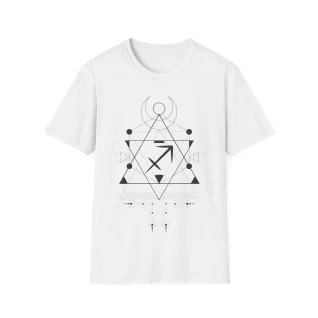 T-shirt "Totem de Lignes Sacrées" Sagittaire – Moires de Lune