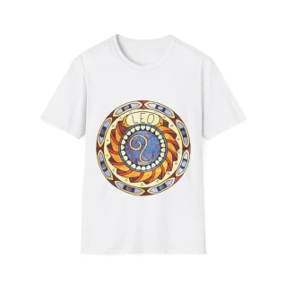 T-shirt "Médaillon Céleste" Lion – Moires de Lune