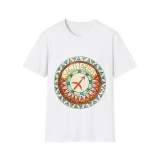 T-shirt "Médaillon Céleste" Sagittaire – Moires de Lune