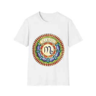 T-shirt "Médaillon Céleste" Scorpion – Moires de Lune