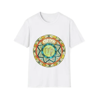 T-shirt "Médaillon Céleste" Vierge – Moires de Lune