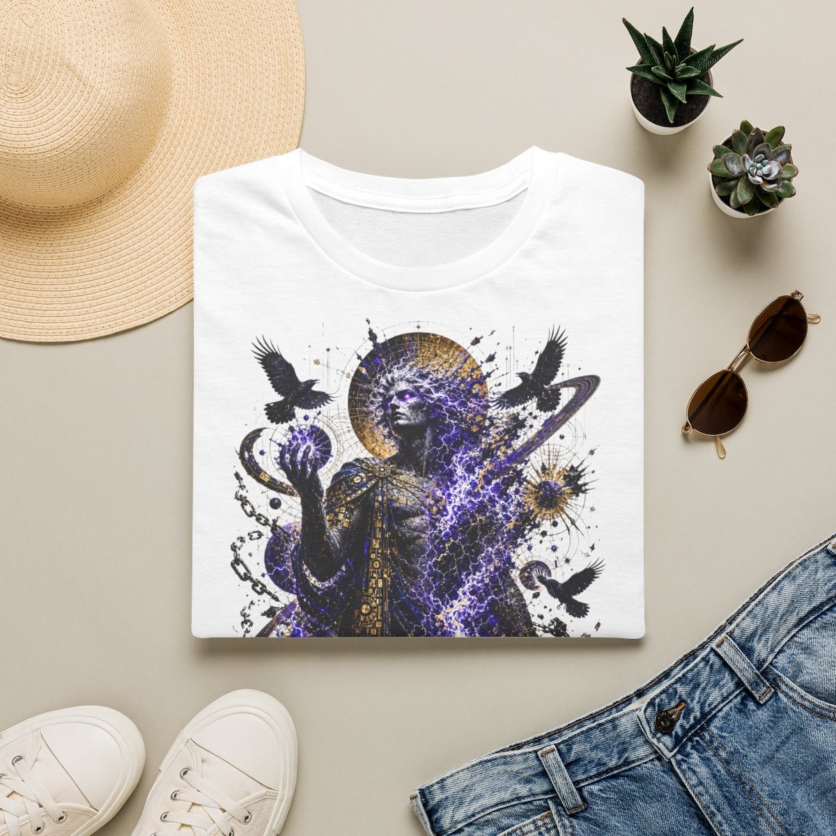 T-shirt Uranus · Éveilleur des Révolutions · Moires de Lune