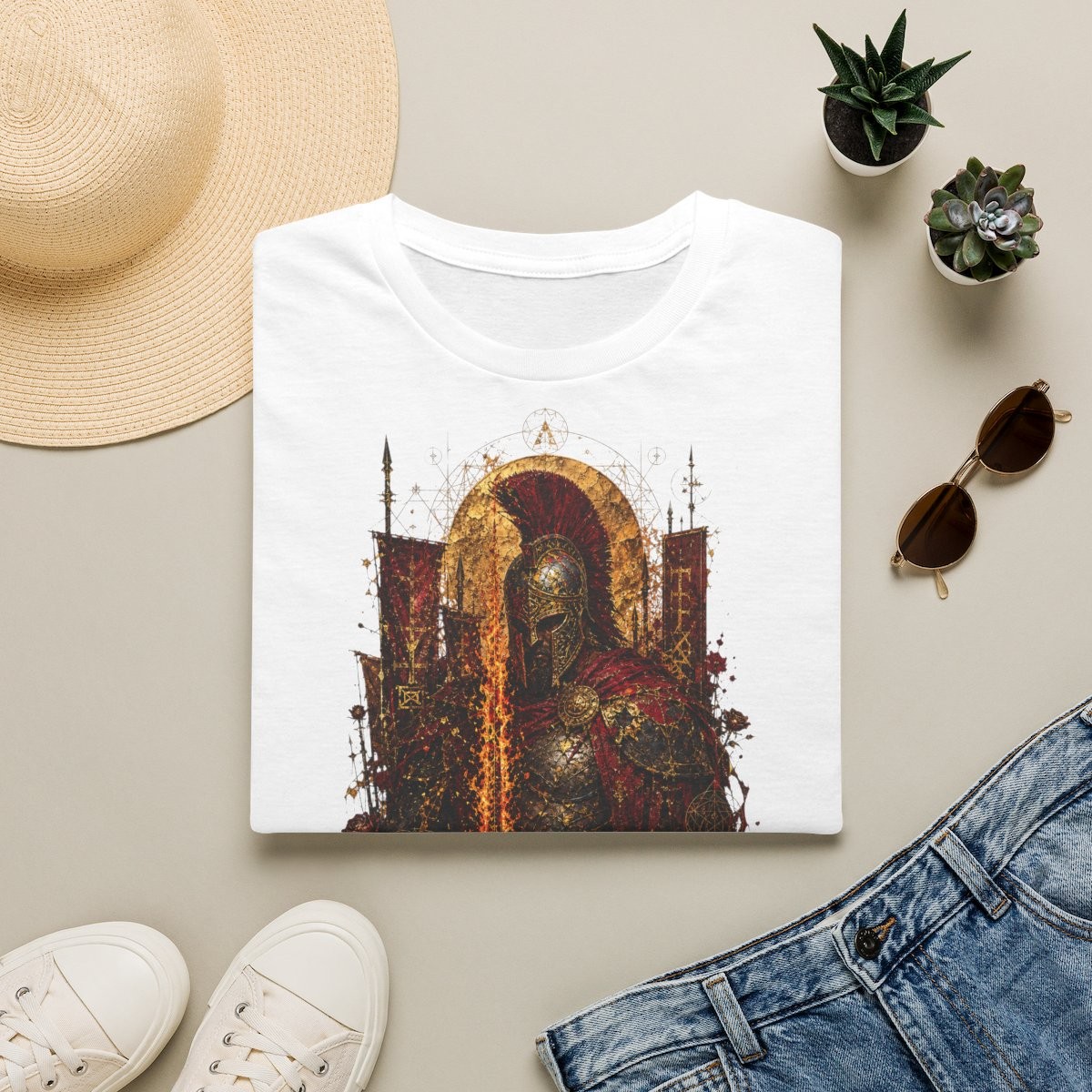 T-shirt Mars · Dieu du Feu Sacré · Moires de Lune