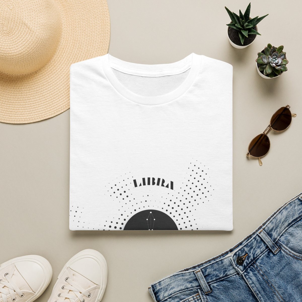 T-shirt "Onde Galactique" Balance – Moires de Lune