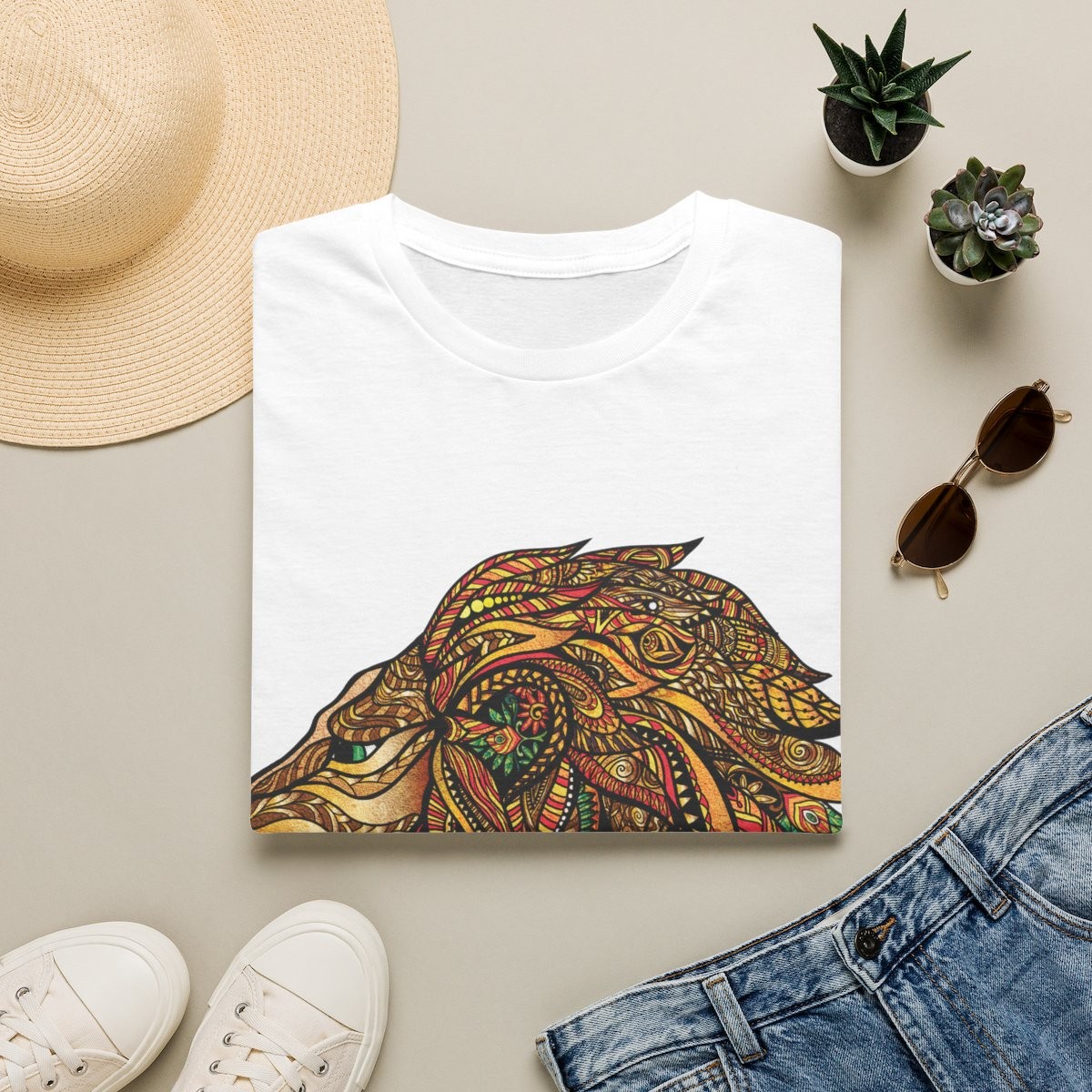 T-shirt "Rasta Leo" – Moires de Lune