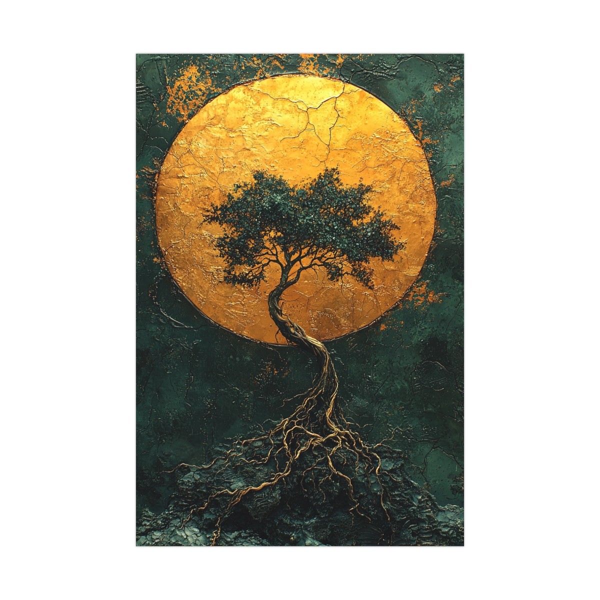 Les Arbres Sacrés -    Poster Art Premium 