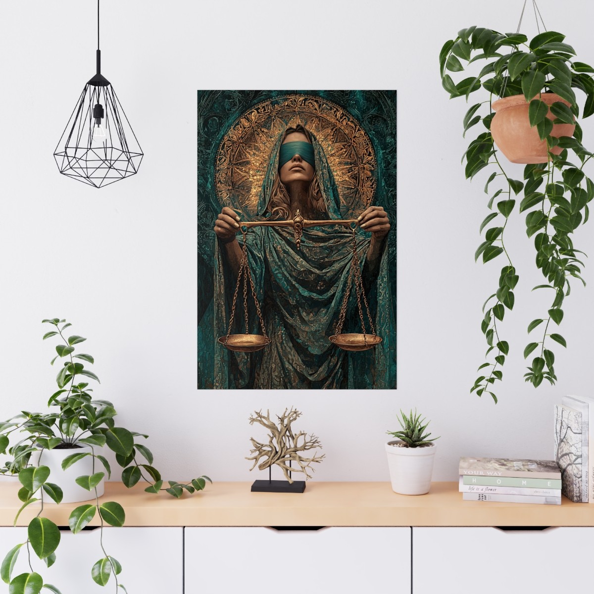 Justice Aveugle  -    Poster Art Premium 