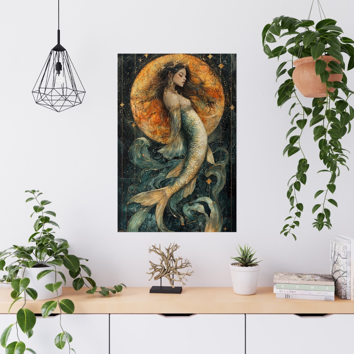 Poissons Mystique  -    Poster Art Premium 