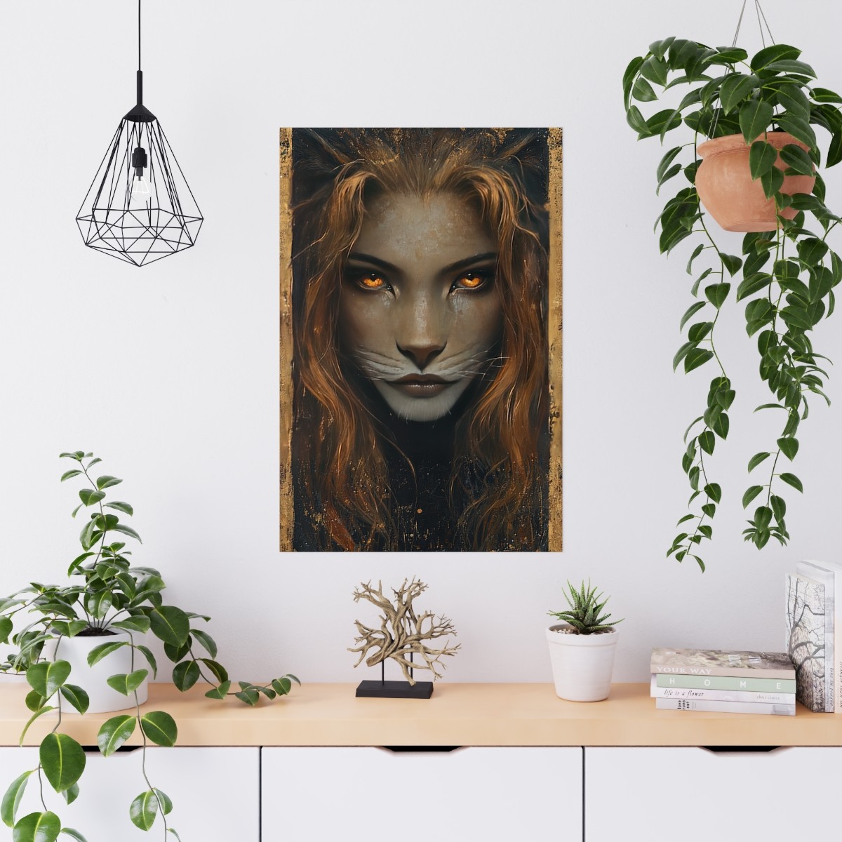 Lion  -    Poster Art Premium 