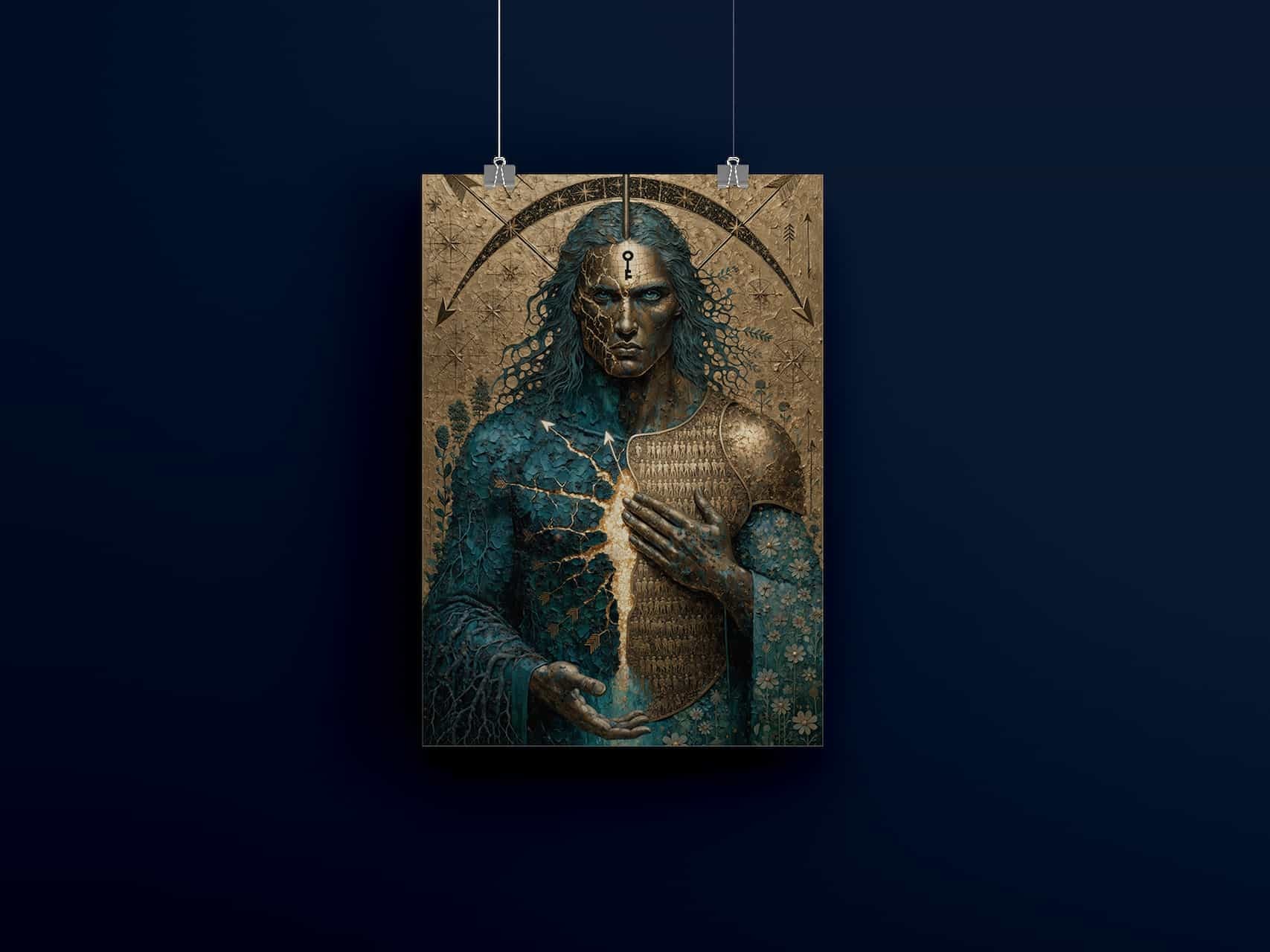 Chiron — L'Élu de la Blessure Sacrée   Poster Art Premium · Giclée · Tirage de collection