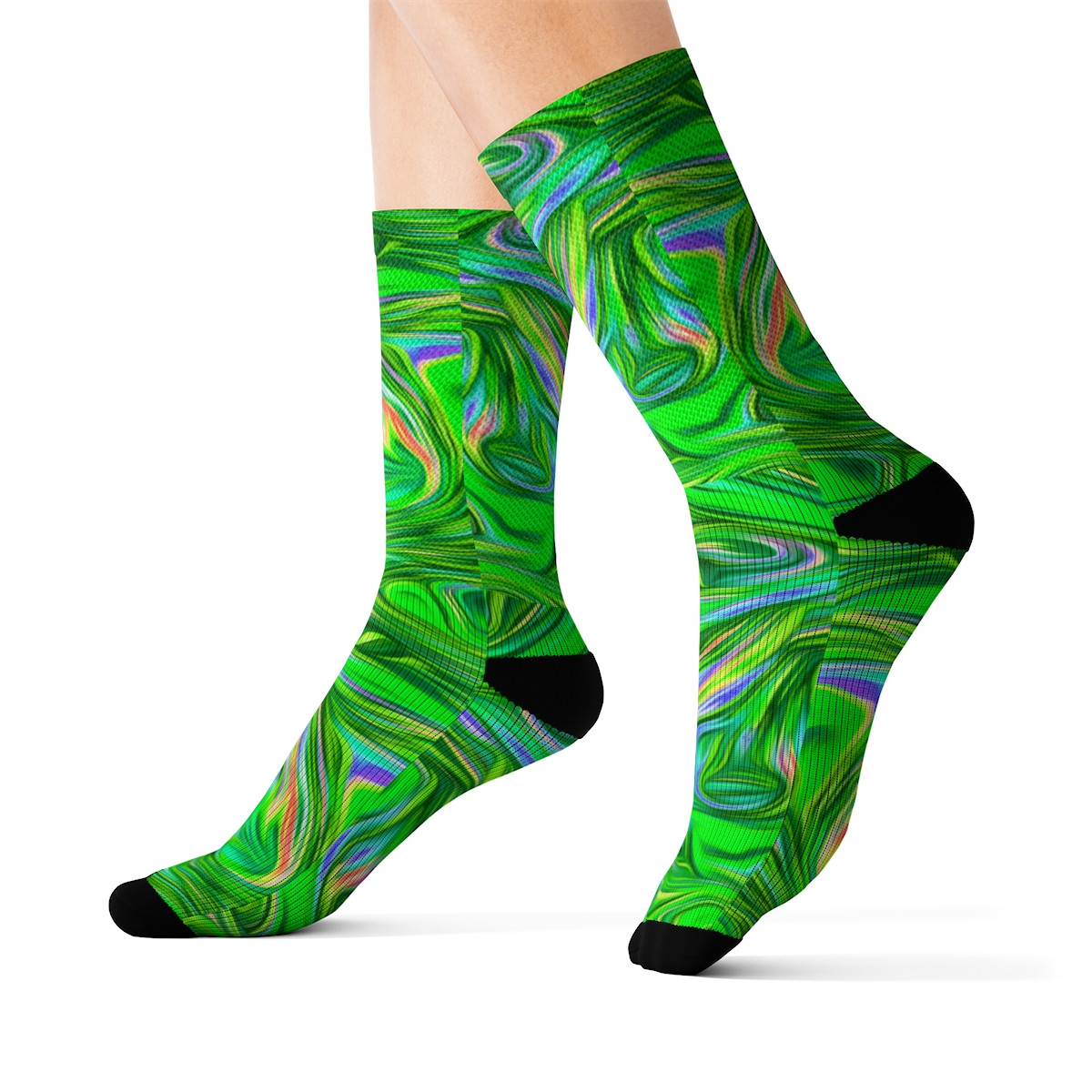 Charisma Girls Swirl Series Design Number 19 Sublimation Socks