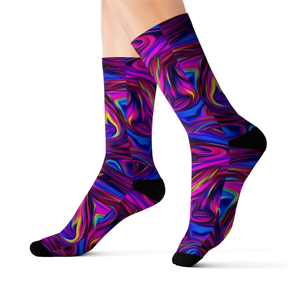 Charisma Girls Swirl Series Design Number 3 Sublimation Socks