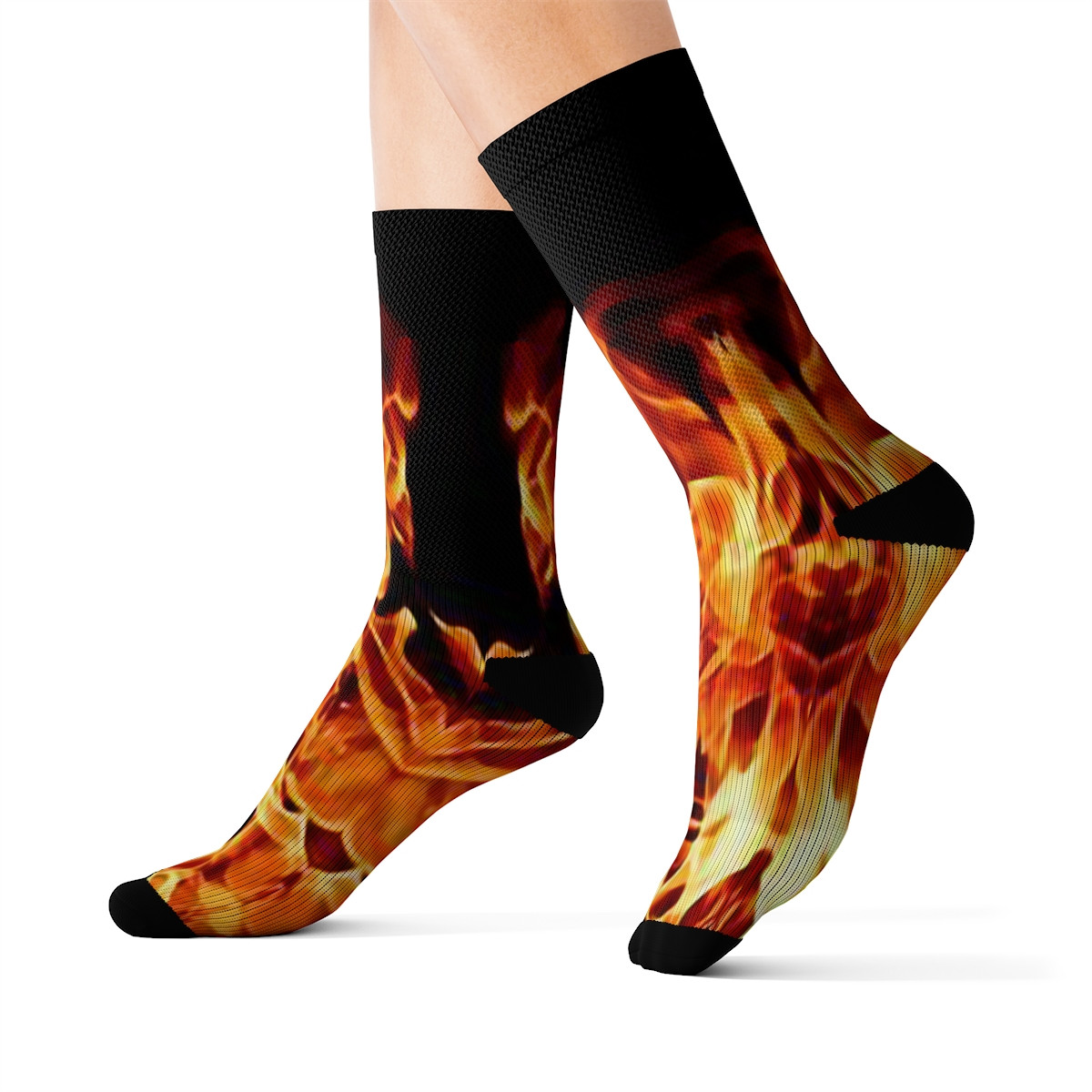 Charisma Girls Fire Series Design Number 1 Sublimation Socks