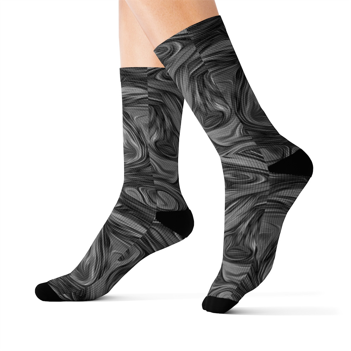 Charisma Girls Swirl Series Design Number 7 Sublimation Socks