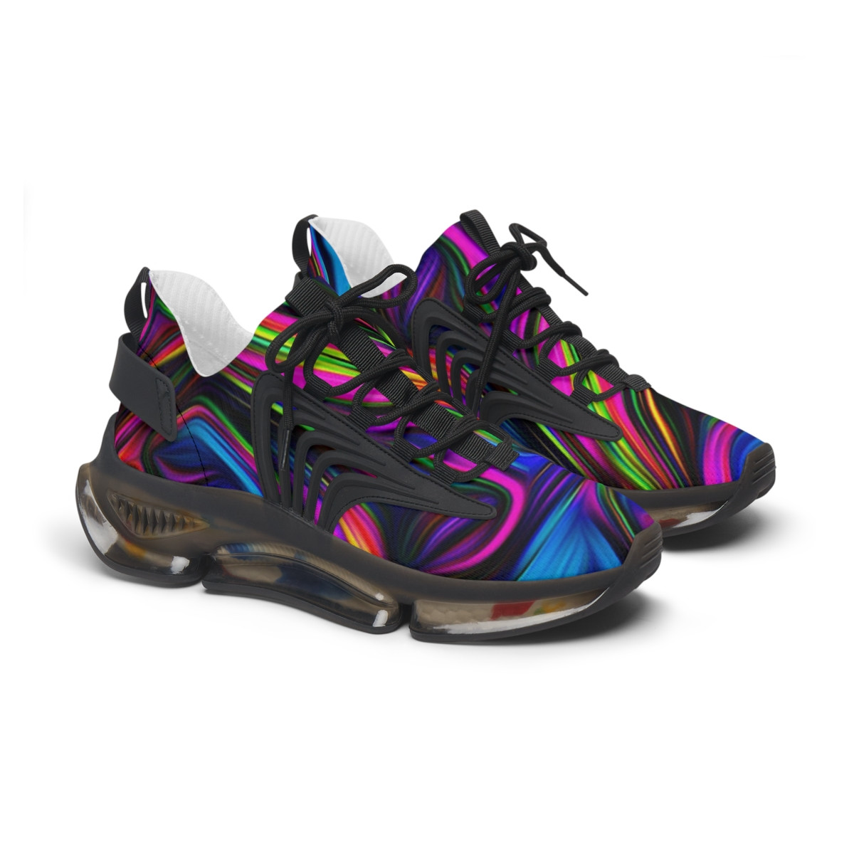 Charisma Girls Rainbow Swirl 1 Women's Mesh Sneakers