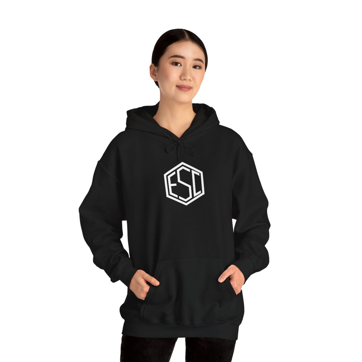 ESC Unisex Heavy Hooded Sweatshirt Dark