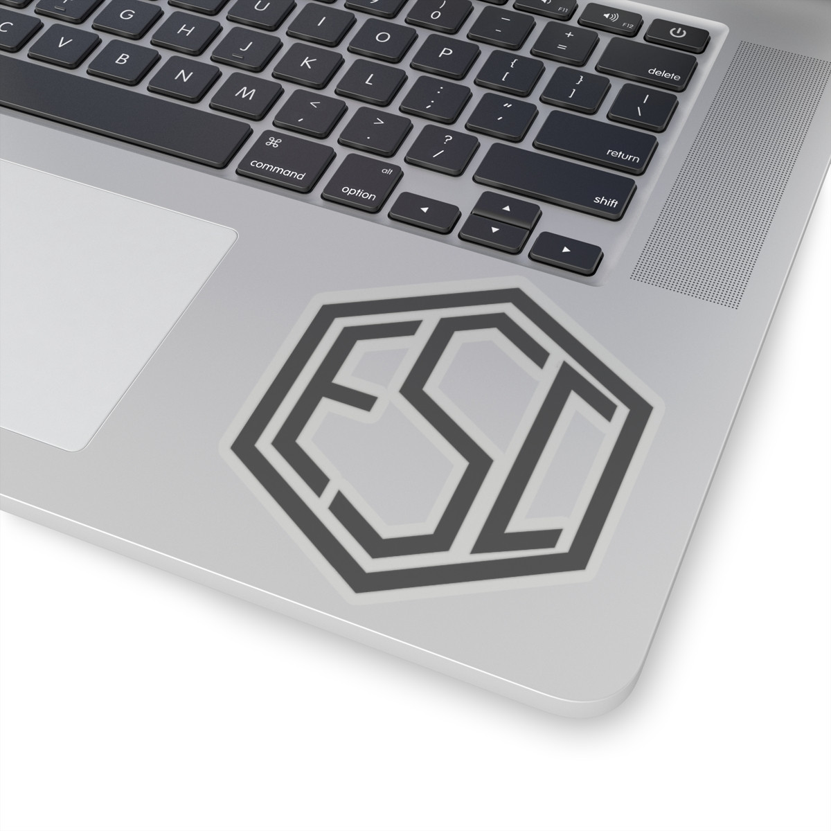 Electric Skateboard Club (ESC) Stickers Black