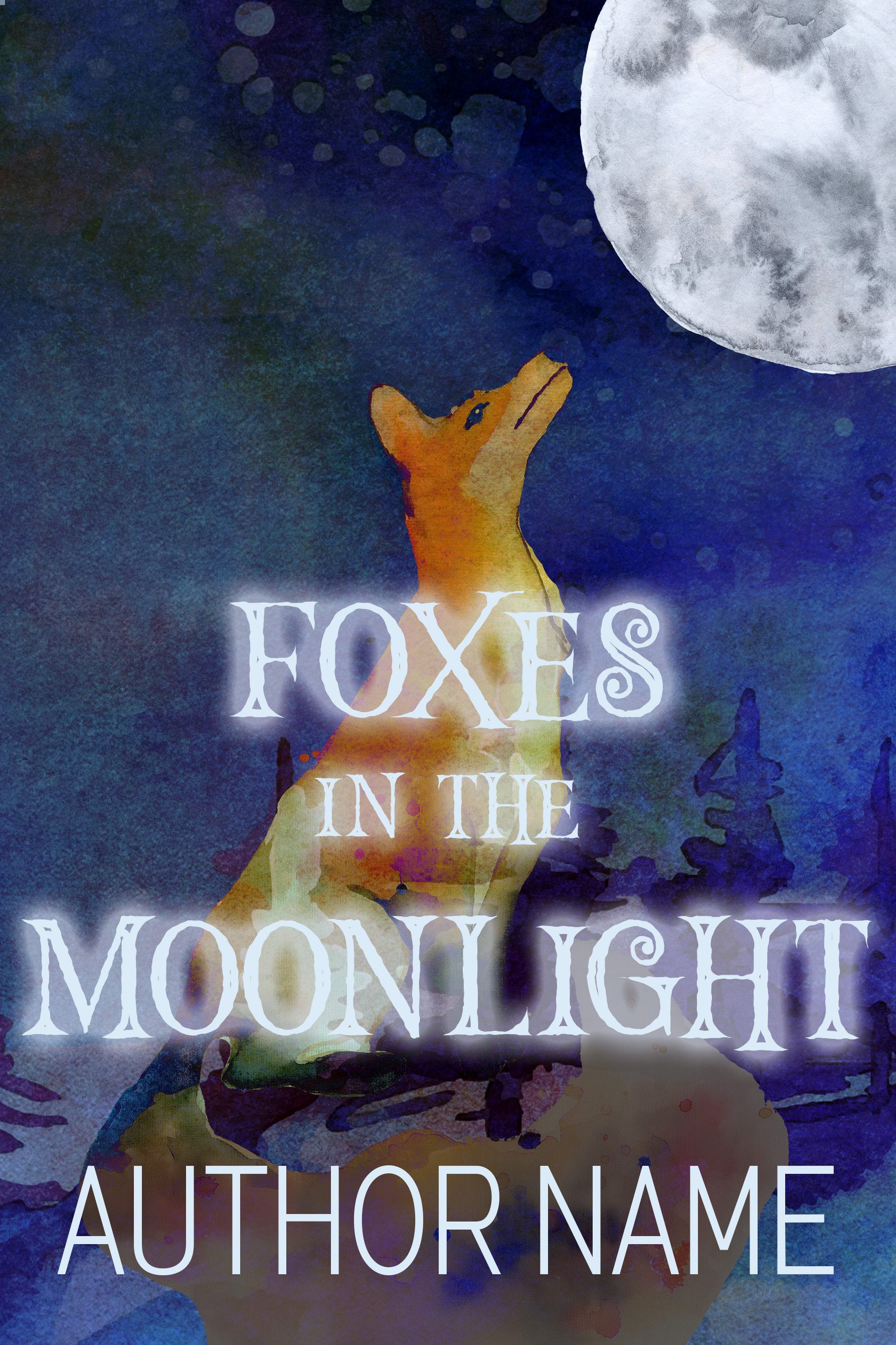 Foxes in the Moonlight